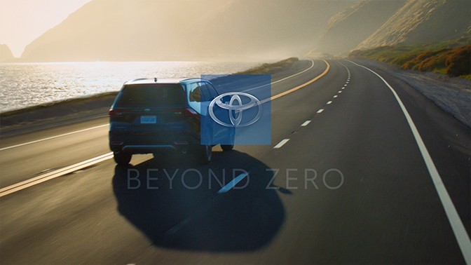 The following video still in the sequence with the end tag cross dissolving on screen.
