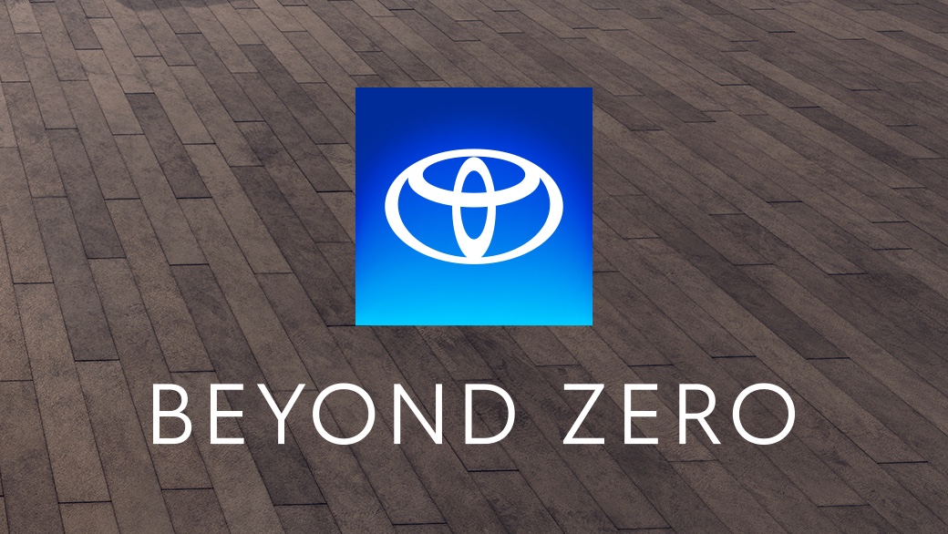 An example of correct usage showing a Beyond Zero logo against a dark background where the white text of the logo is legible.