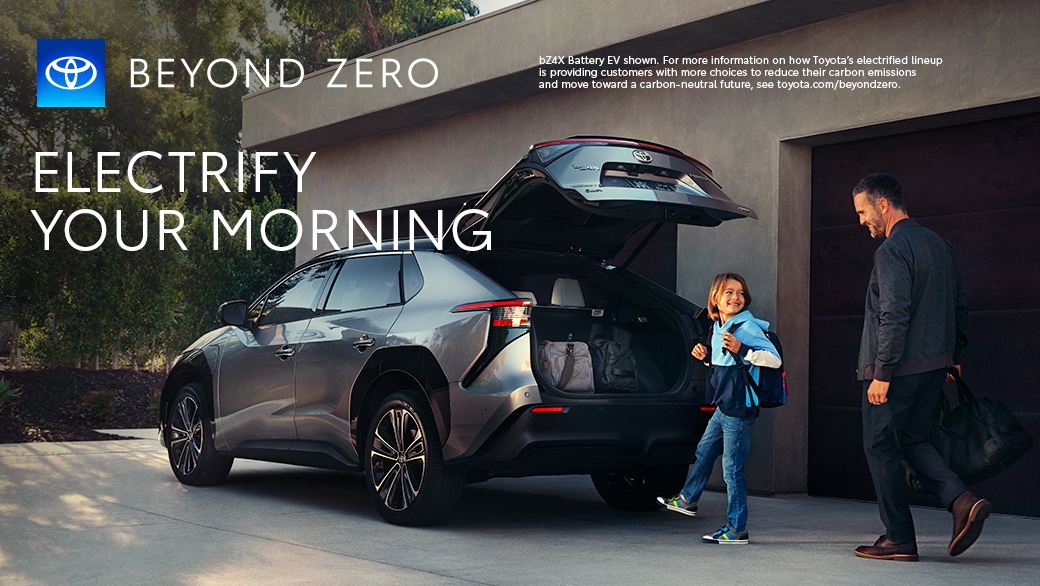 A correct example of a Beyond Zero with the background retouched naturally to allow for logo, headline and copy visibility.