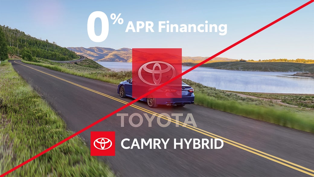 A Toyota end-tag logo used incorrectly with a text super and vehicle logo appearing above and below.